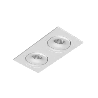 Встраиваемый поворотный светодиодный светильник LeDron MJ1006 SQ2 White