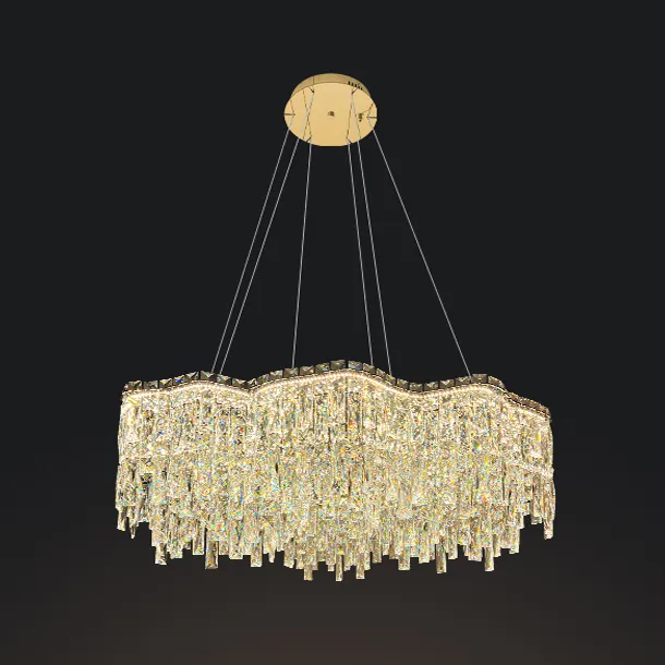 Кольцевая люстра MICHELLE B D100 Brass ImperiumLoft 240053-23 michelle-b01