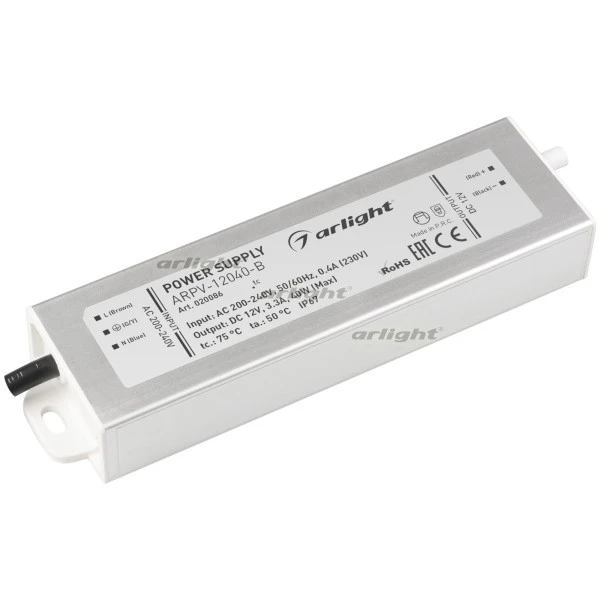 Блок питания для светодиодной ленты Arlight 020086 ARPV Блок питания для светодиодной ленты Arlight 020086 ARPV