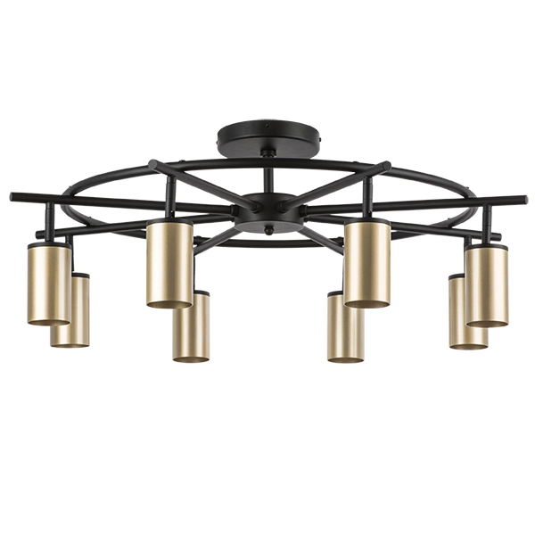 Потолочная люстра Lightstar LR718408 RULLO ЧЕРНЫЙ/ЗОЛОТО Потолочная люстра Lightstar LR718408 RULLO ЧЕРНЫЙ/ЗОЛОТО
