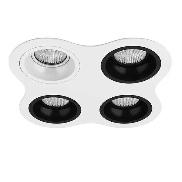 Встраиваемый светильник Lightstar D64606070707 DOMINO ROUND Встраиваемый светильник Lightstar D64606070707 DOMINO ROUND