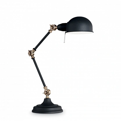 Настольная лампа Ideal Lux 145211 TRUMAN TL1 NERO Настольная лампа Ideal Lux 145211 TRUMAN TL1 NERO
