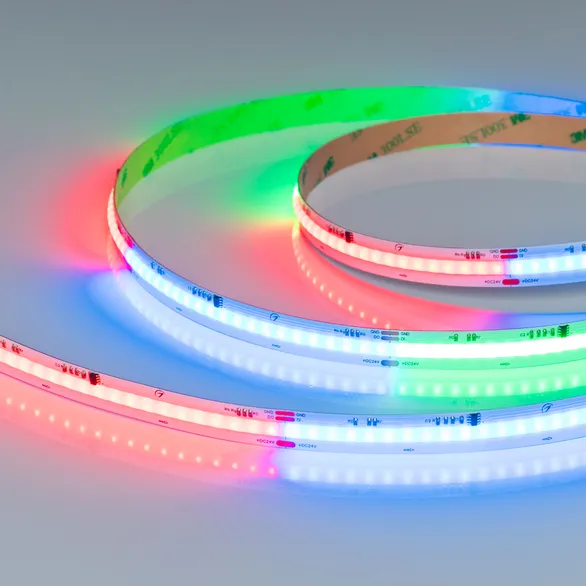 Светодиодная лента SPI-COB-X630-12mm 24V RGB-PX63 Arlight 043886