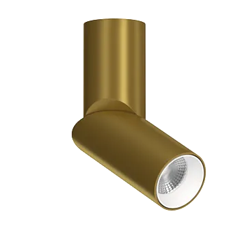 Накладной поворотный светильник под сменную лампу Ledron MJ1402 Gold-White