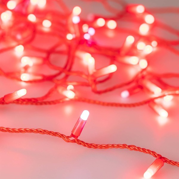 Уличная светодиодная гирлянда Ardecoled 031195 нить 230V красный ARD-String-Classic-10000-Red-100Led-Milk-Flash Red