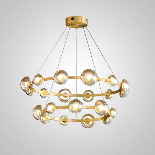 Подвесная люстра BOOSTER D68+88 Brass ImperiumLoft 231635-23 booster01