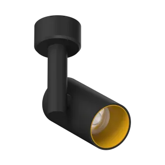 Накладной поворотный светодиодный светильник Ledron CSU0609 Black-Gold TRIAC