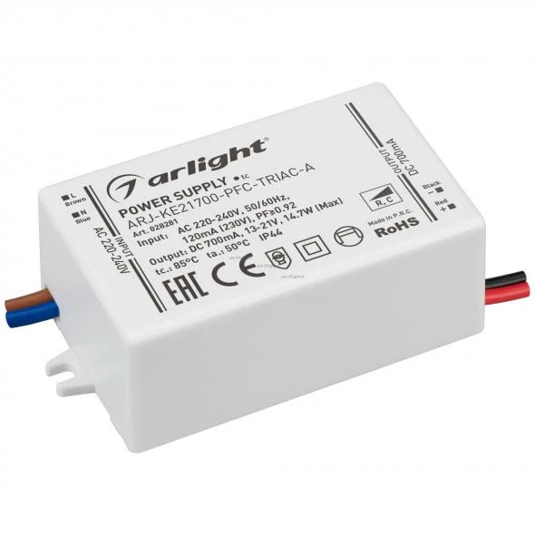 Блок питания для светодиодной ленты Arlight 028281 ARJ-MINI Блок питания для светодиодной ленты Arlight 028281 ARJ-MINI