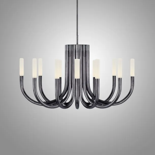 Люстра на штанге D100 Black ImperiumLoft 359427-23 Laura01