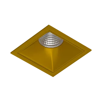 Встраиваемый светодиодный светильник Ledron RISE KIT 1 LED 4000K Gold