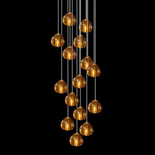 Подвесной светильник METEORA B COMBO D50 Amber ImperiumLoft 228528-23 meteora-b-combo01