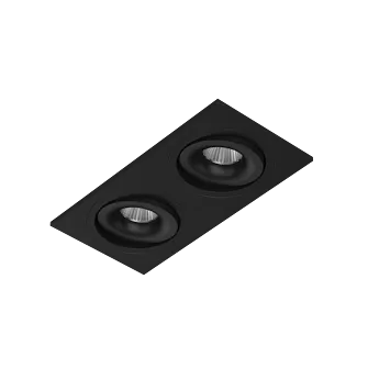 Встраиваемый поворотный светодиодный светильник Ledron MJ1006 SQ2 Black Встраиваемый поворотный светодиодный светильник Ledron MJ1006 SQ2 Black