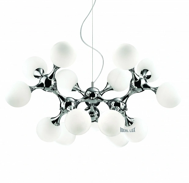 Подвесная люстра Ideal Lux 082073 NODI SP15 BIANCO Подвесная люстра Ideal Lux 082073 NODI SP15 BIANCO