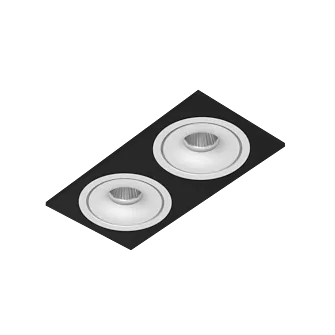 Встраиваемый светодиодный светильник Ledron LH10 SQ2 Black-White Встраиваемый светодиодный светильник Ledron LH10 SQ2 Black-White