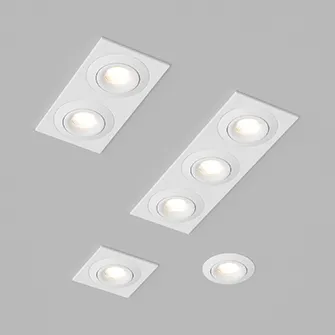 Встраиваемый поворотный светодиодный светильник Ledron LH07SB-R SQ3 White Встраиваемый поворотный светодиодный светильник Ledron LH07SB-R SQ3 White