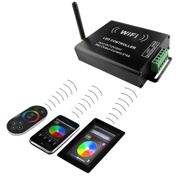 Контроллер Master WiFi + RC LED RGB 12V/24V Lightstar 410904 Контроллер Master WiFi + RC LED RGB 12V/24V Lightstar 410904