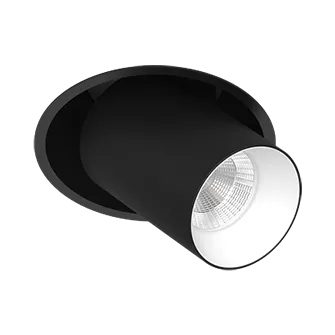 Встраиваемый поворотный светодиодный светильник LeDron EVA DANNY MINI Black-White 4000K