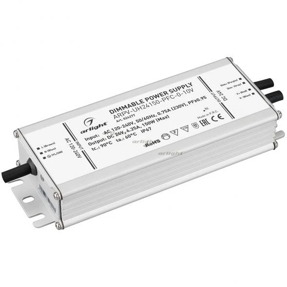 Блок питания для светодиодной ленты Arlight 024277 ARPV-UH Блок питания для светодиодной ленты Arlight 024277 ARPV-UH