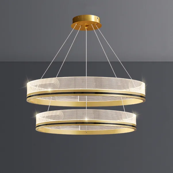 Подвесная люстра DILEMMA D60+80 Brass ImperiumLoft 219825-23 dilemma01