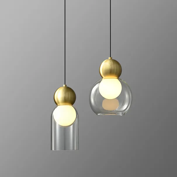 Подвесной светильник FANUEL DUO Brass ImperiumLoft 229736-23 fanuel-duo01