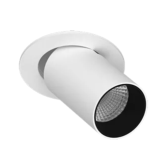 Встраиваемый поворотный светодиодный светильник Ledron DANNY MINI S40 White-Black