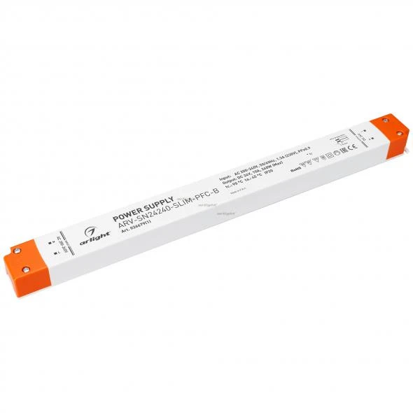 Блок питания для светодиодной ленты Arlight 026679(1) ARV-SLIM Блок питания для светодиодной ленты Arlight 026679(1) ARV-SLIM