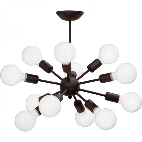 Люстра на штанге Sputnik Pendant 12 Brown ImperiumLoft 74938-22 40.1656