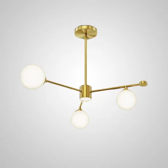 Люстра на штанге LEAGUE L4 Gold ImperiumLoft 192970-23 league01