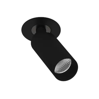 Встраиваемый поворотный светодиодный светильник Ledron SAGITONY R BASIC S40 Black