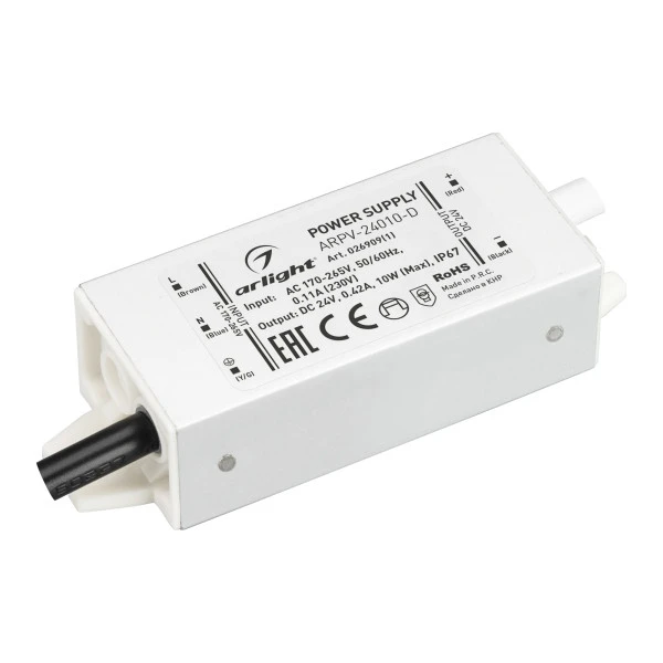 Блок питания для светодиодной ленты Arlight 026909(1) ARPV Блок питания для светодиодной ленты Arlight 026909(1) ARPV