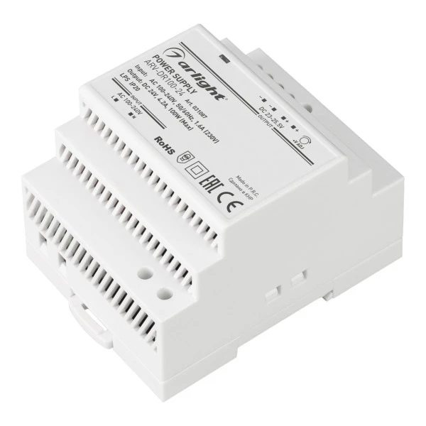 Блок питания для светодиодной ленты Arlight 031087 ARV-DIN Блок питания для светодиодной ленты Arlight 031087 ARV-DIN