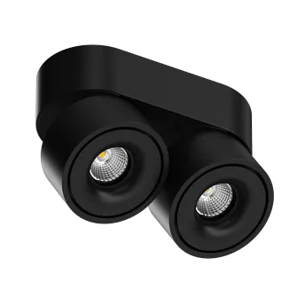 Накладной поворотный светодиодный светильник Ledron LH13W 2 TRIAC Black 4000K Накладной поворотный светодиодный светильник Ledron LH13W 2 TRIAC Black 4000K