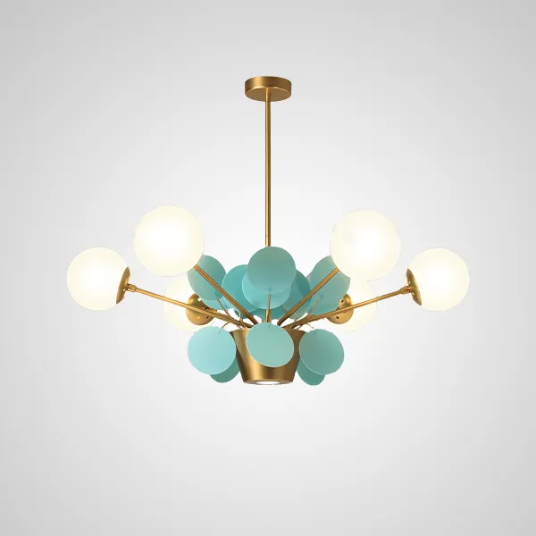 Потолочный светильник Light of MATISSE CH L8 Blue ImperiumLoft 206102-23 matisse-ch01