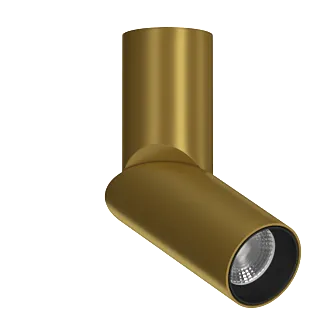 Накладной поворотный светильник под сменную лампу Ledron MJ1402 Gold-Black