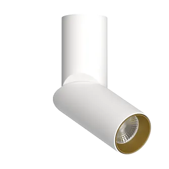 Накладной поворотный светильник под сменную лампу Ledron MJ1402 White-Gold