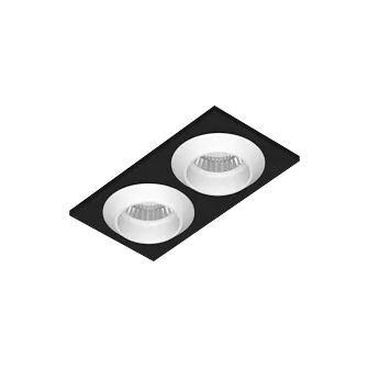 Встраиваемый светодиодный светильник Ledron GIZA MINI SQ2 Black-White Встраиваемый светодиодный светильник Ledron GIZA MINI SQ2 Black-White