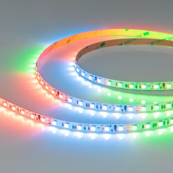 Светодиодная лента SPI-H84-8mm 24V RGBW-Warm-PX6 Arlight 049478