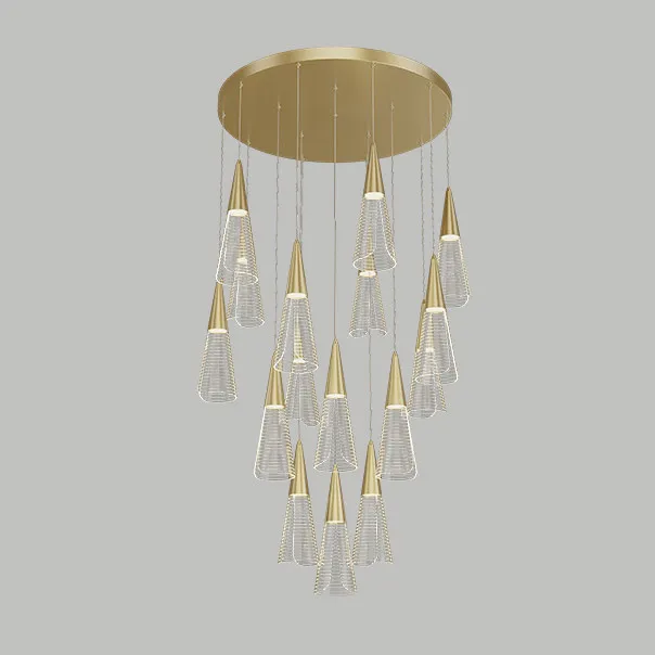 Подвесной светильник MANDORA L16 Brass ImperiumLoft 212217-23 mandora01