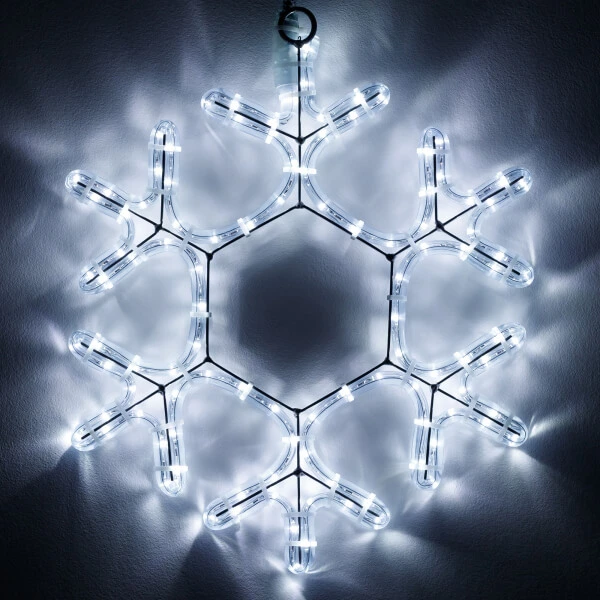 Светодиодная фигура Ardecoled 034249 Снежинка ARD-Snowflake-M7-450X375-126Led White Светодиодная фигура Ardecoled 034249 Снежинка ARD-Snowflake-M7-450X375-126Led White