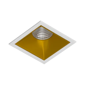 Встраиваемый светодиодный светильник Ledron RISE KIT 1 LED 4000K White-Gold