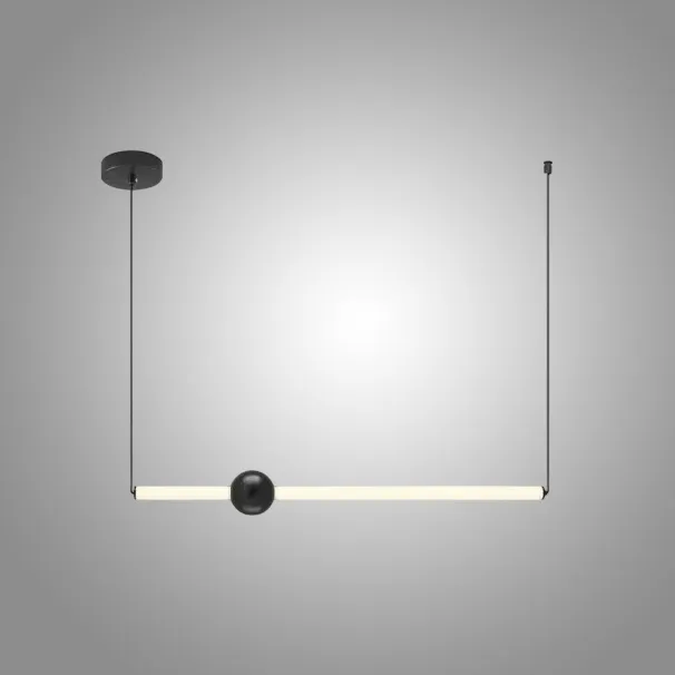 Подвесной светильник WAND HRZ B L90 Black ImperiumLoft 345123-23 wand-hrz01