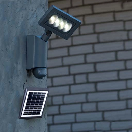 Настенный светильник уличный Oasis Light W6101S-PIR SL Gr SOLAR Настенный светильник уличный Oasis Light W6101S-PIR SL Gr SOLAR