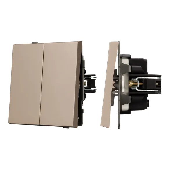 Механизм выключателя управления шторами SWT-TENDO-MKR2-PL-GD (230V, 10A) Arlight 054141