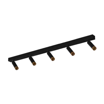 Накладной светодиодный светильник Ledron SAGITONY E5 S40 Wooden Black Накладной светодиодный светильник Ledron SAGITONY E5 S40 Wooden Black