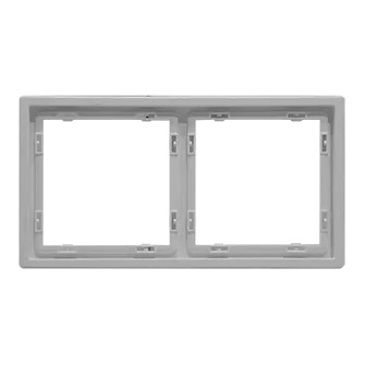 Рамка на 2 поста для розеток и выключателей LeDron 2 Frame PC White Рамка на 2 поста для розеток и выключателей LeDron 2 Frame PC White