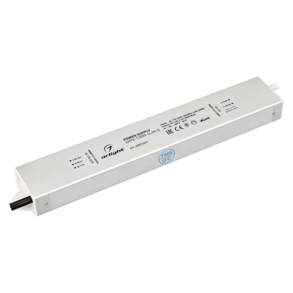 Блок питания для светодиодной ленты Arlight 025744(1) ARPV-SLIM Блок питания для светодиодной ленты Arlight 025744(1) ARPV-SLIM