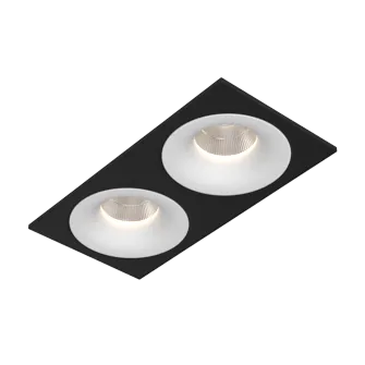 Встраиваемый светодиодный светильник LeDron LOFT SQ2 Black-White 4000K Встраиваемый светодиодный светильник LeDron LOFT SQ2 Black-White 4000K