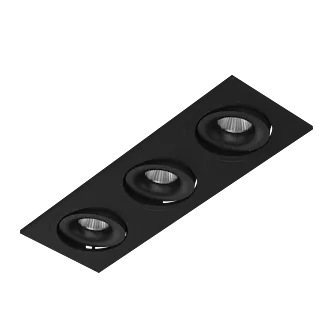 Встраиваемый поворотный светодиодный светильник Ledron MJ1006 SQ3 Black Встраиваемый поворотный светодиодный светильник Ledron MJ1006 SQ3 Black