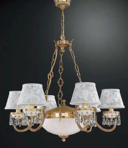 Подвесная люстра Reccagni Angelo L 8381/6+2 Rosa 8381 Подвесная люстра Reccagni Angelo L 8381/6+2 Rosa 8381