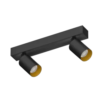 Накладной поворотный светодиодный светильник Ledron SAGITONY E2 S60 Black-Gold